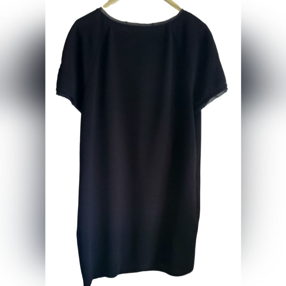 THEORY DRESS SIZE 10 BLACK ABOVE KNEE